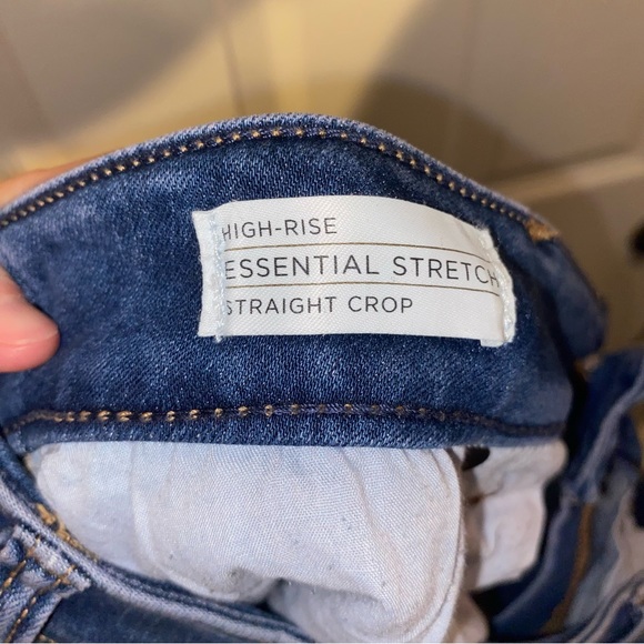 Lane Bryant High Rise Stretch Straight Crop Jeans Sz 16 - Picture 4 of 4